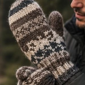 Printed Woolen Glove