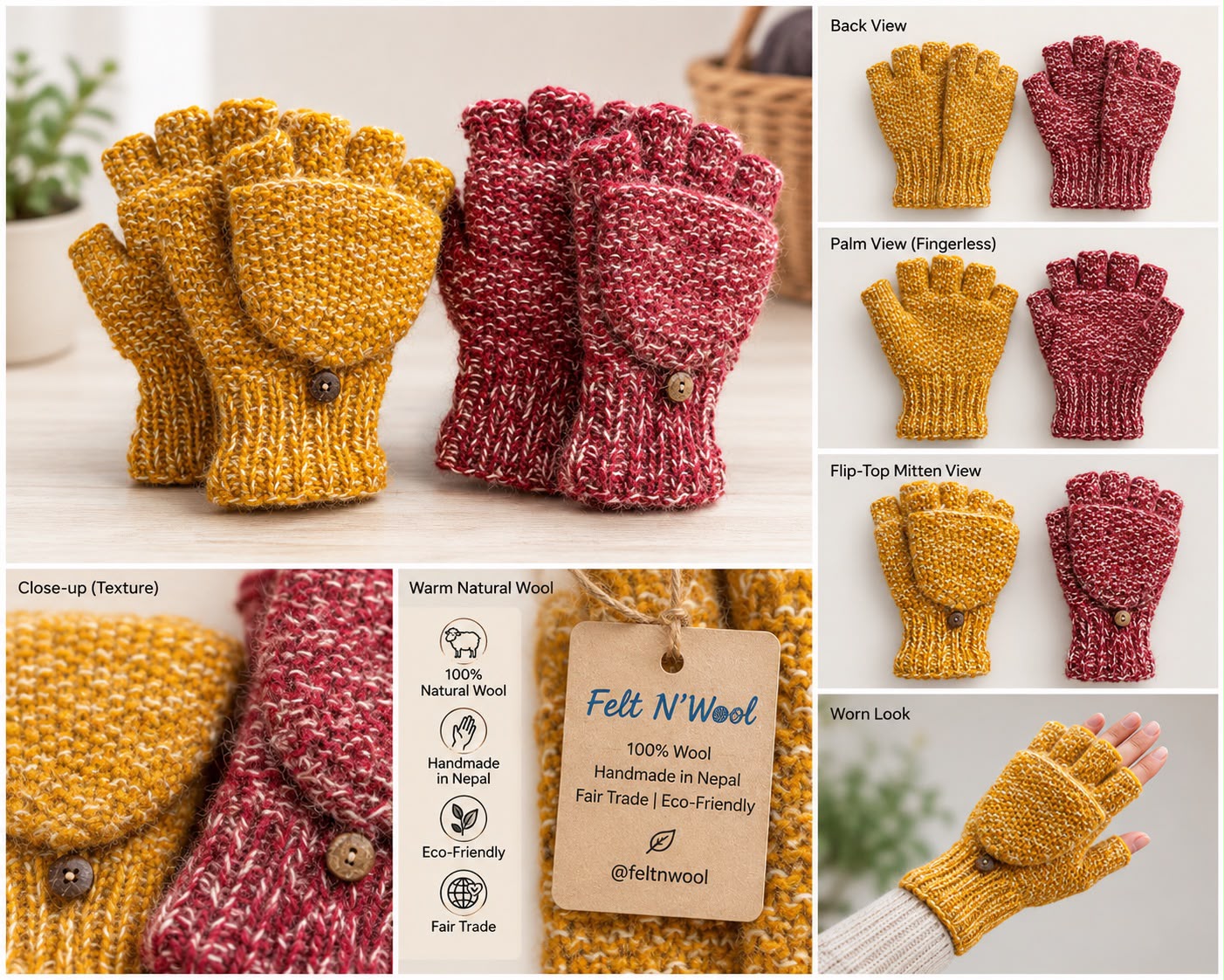 Woolen Gloves - Image 3
