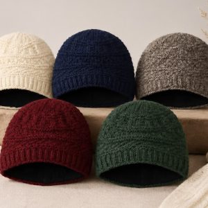 Woolen Plain Colorful Hat