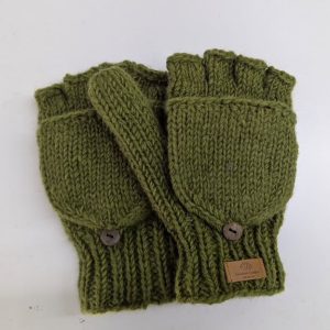 Green Woolen Handglove