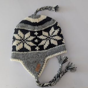 Woolen Hat Black and White